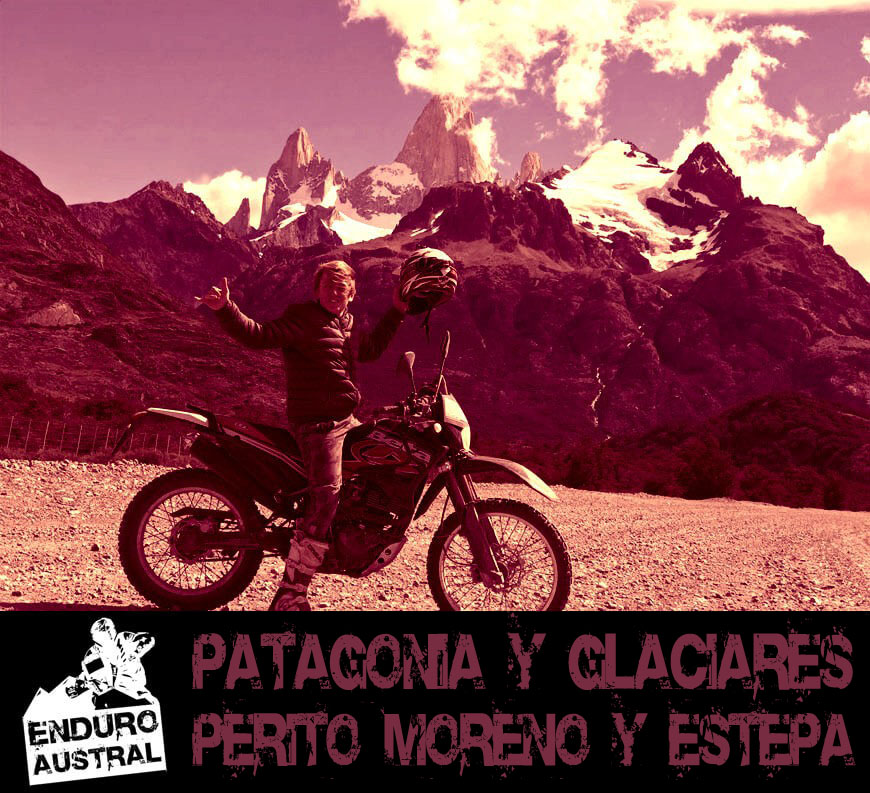 Patagonia y glaciares: Perito Moreno y estepa